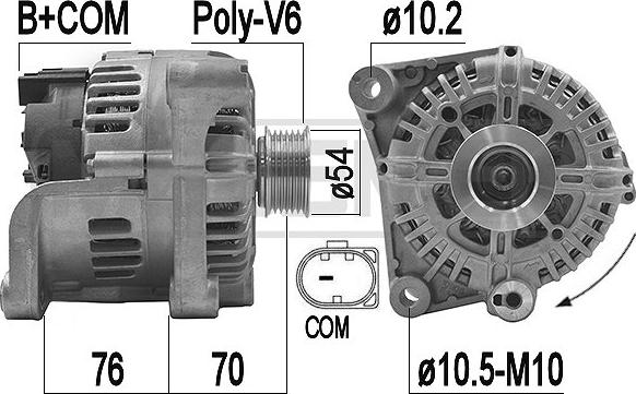 ERA 209229 - Alternatore www.autoricambi360.it