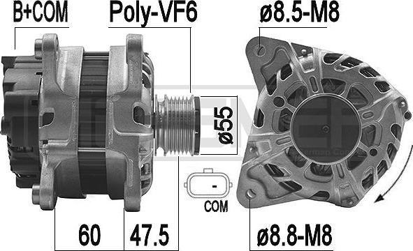 ERA 209224 - Alternatore www.autoricambi360.it