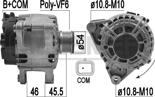 ERA 209223 - Alternatore www.autoricambi360.it