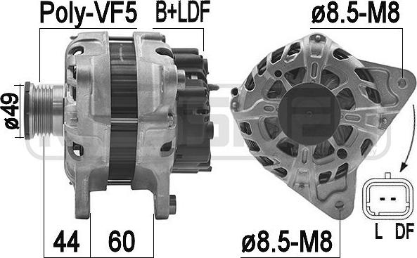 ERA 209222 - Alternatore www.autoricambi360.it