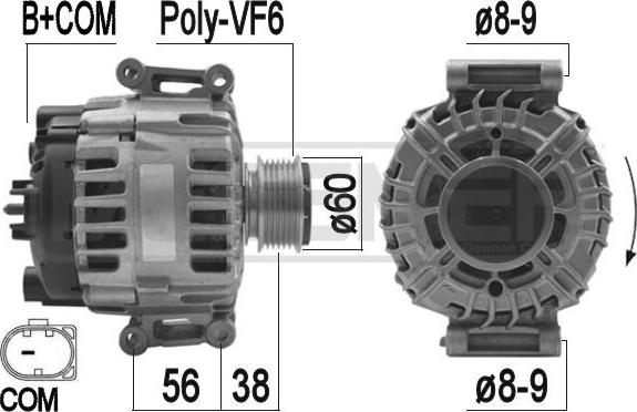ERA 209275 - Alternatore www.autoricambi360.it