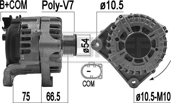 ERA 209272 - Alternatore www.autoricambi360.it