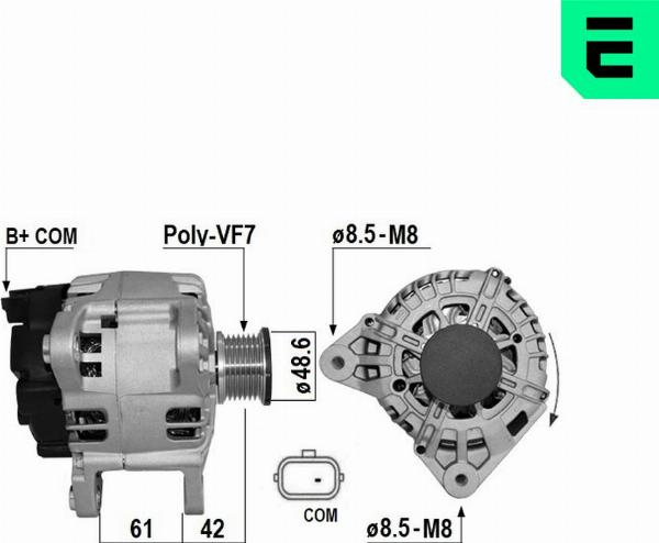 ERA 209728A - Alternatore www.autoricambi360.it