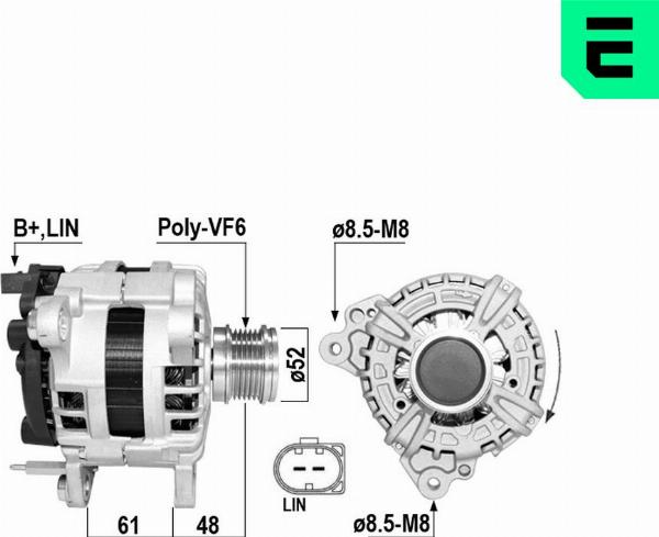 ERA 209772A - Alternatore www.autoricambi360.it