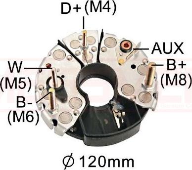 ERA 215359 - Raddrizzatore, Alternatore www.autoricambi360.it