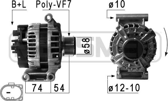 ERA 210949 - Alternatore www.autoricambi360.it