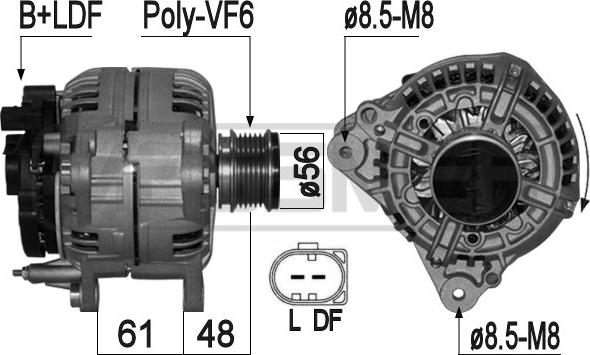 ERA 210944 - Alternatore www.autoricambi360.it