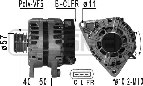 ERA 210942 - Alternatore www.autoricambi360.it