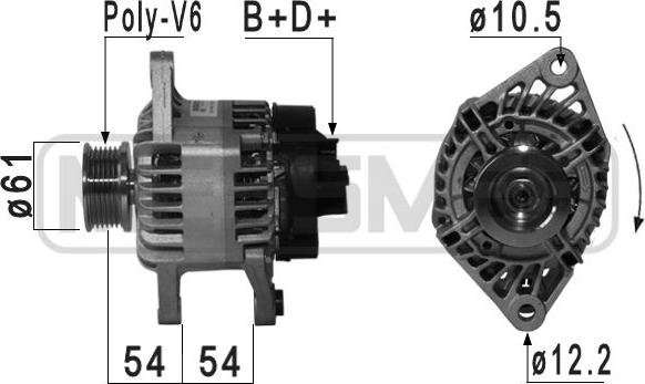 ERA 210947 - Alternatore www.autoricambi360.it