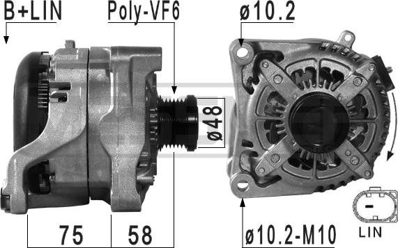 ERA 210969 - Alternatore www.autoricambi360.it