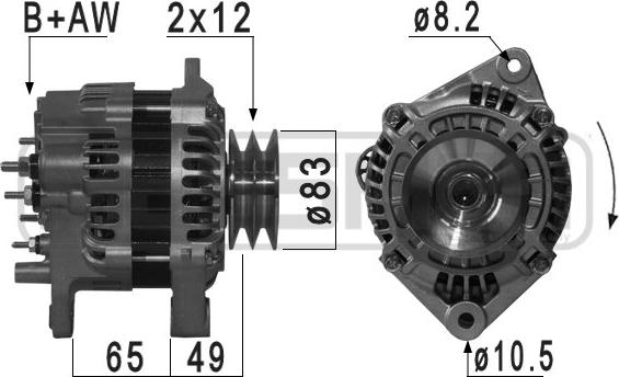 ERA 210903 - Alternatore www.autoricambi360.it