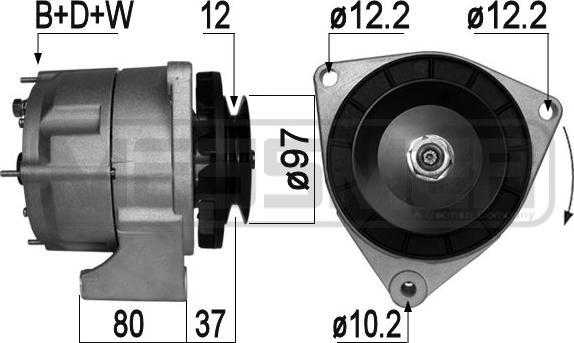 ERA 210983A - Alternatore www.autoricambi360.it