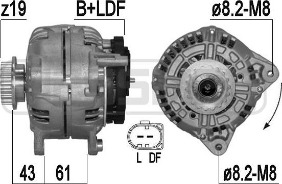 ERA 210929A - Alternatore www.autoricambi360.it
