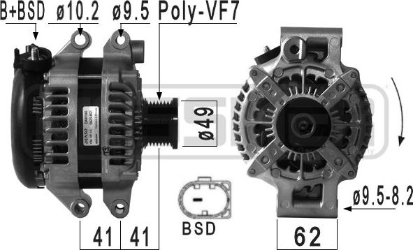 ERA 210977 - Alternatore www.autoricambi360.it