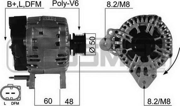 ERA 210498 - Alternatore www.autoricambi360.it