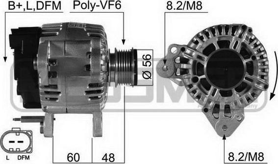 ERA 210497 - Alternatore www.autoricambi360.it