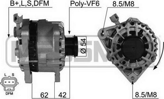 ERA 210444 - Alternatore www.autoricambi360.it