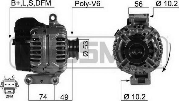 ERA 210445 - Alternatore www.autoricambi360.it