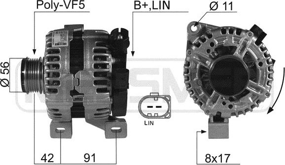 ERA 210440 - Alternatore www.autoricambi360.it