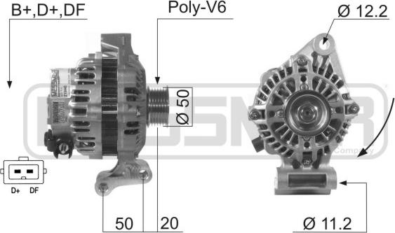 ERA 210448 - Alternatore www.autoricambi360.it