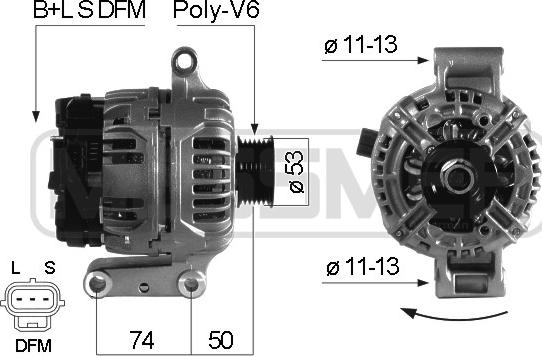 ERA 210443A - Alternatore www.autoricambi360.it