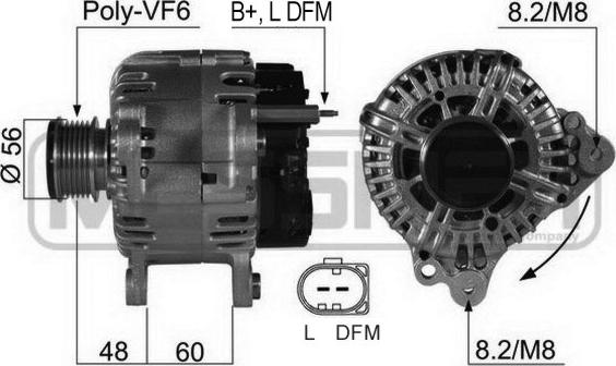 ERA 210469 - Alternatore www.autoricambi360.it