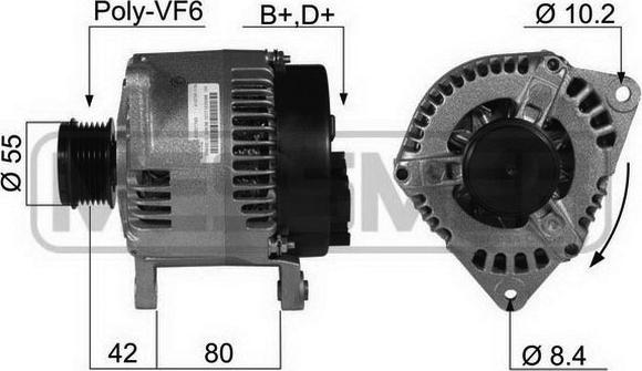 ERA 210407 - Alternatore www.autoricambi360.it