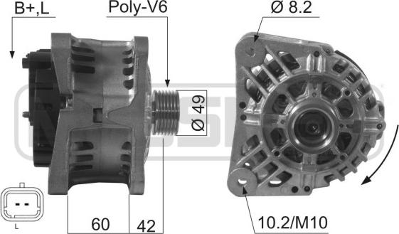 ERA 210480 - Alternatore www.autoricambi360.it