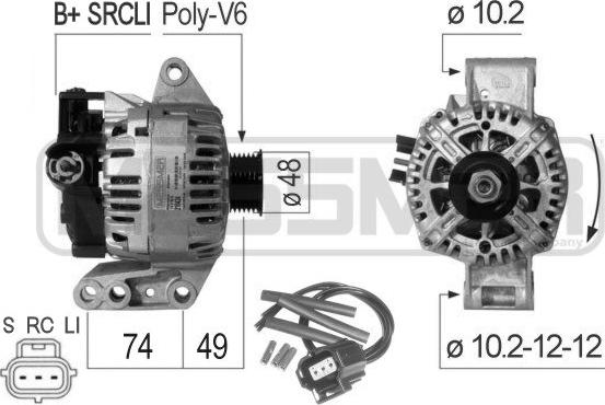 ERA 210434 - Alternatore www.autoricambi360.it