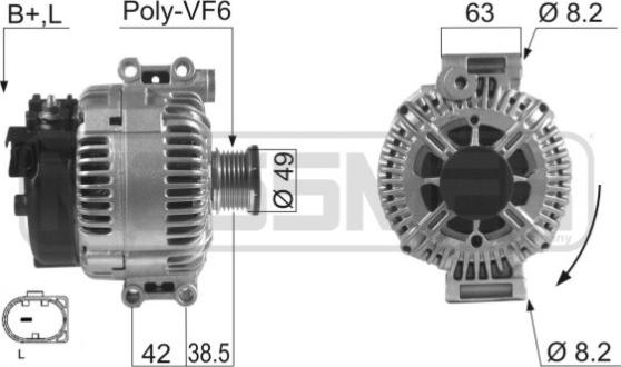 ERA 210476 - Alternatore www.autoricambi360.it