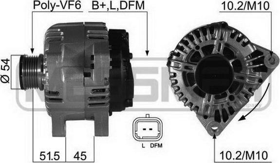 ERA 210471 - Alternatore www.autoricambi360.it