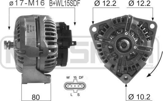 ERA 210593 - Alternatore www.autoricambi360.it