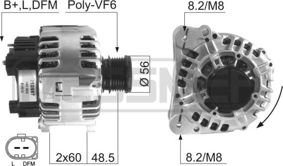 ERA 210597 - Alternatore www.autoricambi360.it
