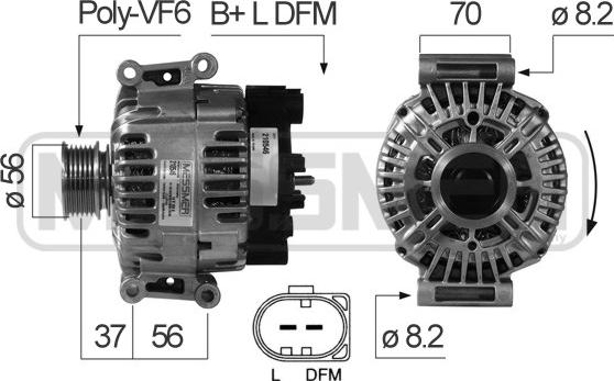 ERA 210546 - Alternatore www.autoricambi360.it