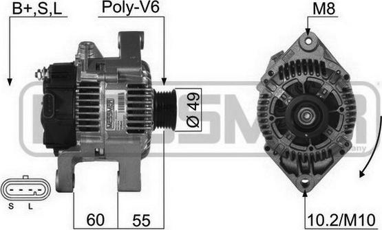 ERA 210540R - Alternatore www.autoricambi360.it