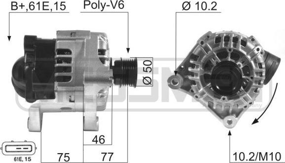 ERA 210548 - Alternatore www.autoricambi360.it