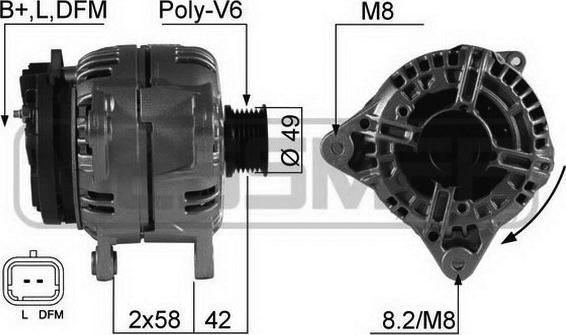 ERA 210567 - Alternatore www.autoricambi360.it