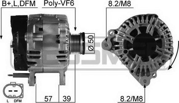 ERA 210504 - Alternatore www.autoricambi360.it