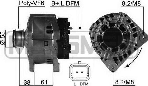 ERA 210503 - Alternatore www.autoricambi360.it