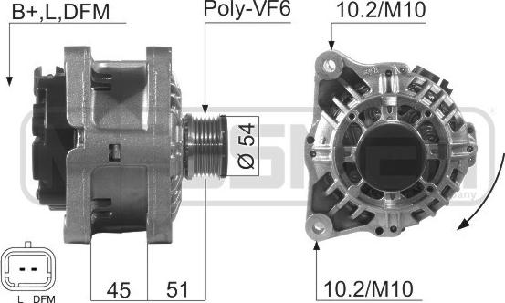 ERA 210507 - Alternatore www.autoricambi360.it