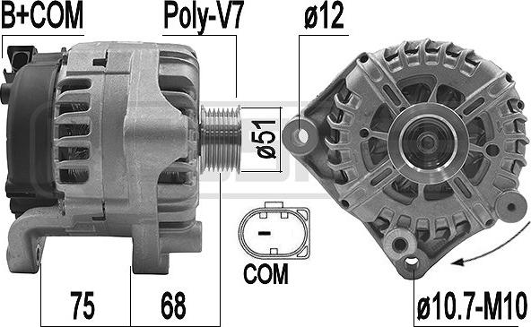 ERA 210517 - Alternatore www.autoricambi360.it