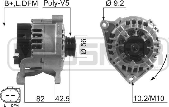 ERA 210535 - Alternatore www.autoricambi360.it