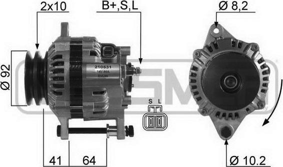 ERA 210531A - Alternatore www.autoricambi360.it