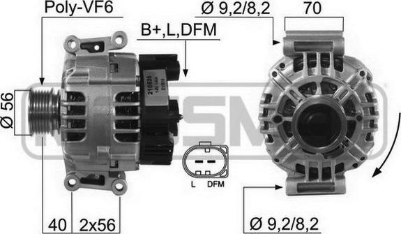 ERA 210525 - Alternatore www.autoricambi360.it