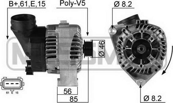 ERA 210522 - Alternatore www.autoricambi360.it