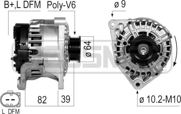 ERA 210695 - Alternatore www.autoricambi360.it