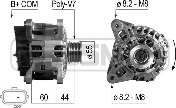 ERA 210696 - Alternatore www.autoricambi360.it