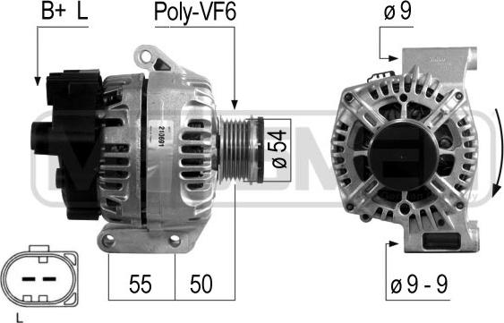 ERA 210691 - Alternatore www.autoricambi360.it