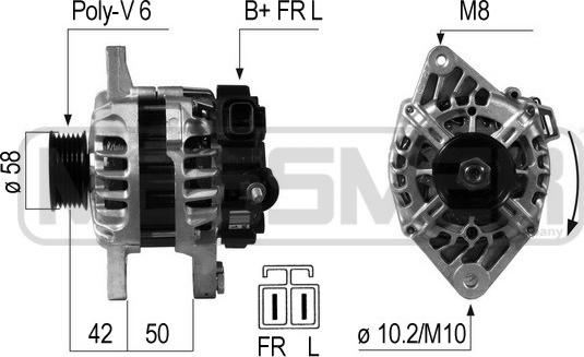 ERA 210649 - Alternatore www.autoricambi360.it