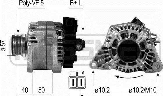 ERA 210651 - Alternatore www.autoricambi360.it